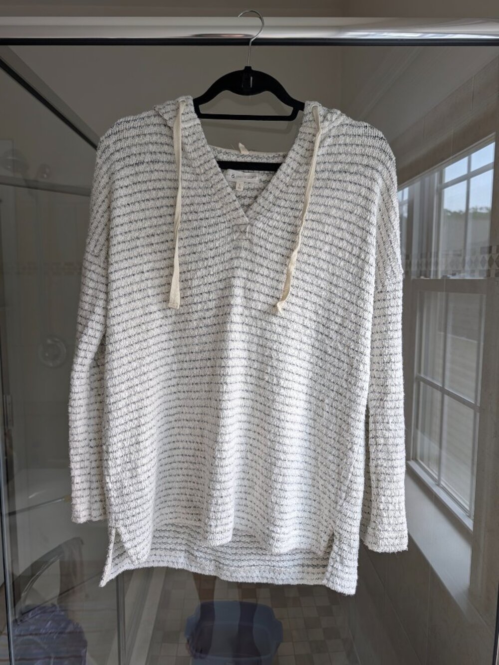 Loft Lou & Grey Stitchstripe Hoodie - Women's Small